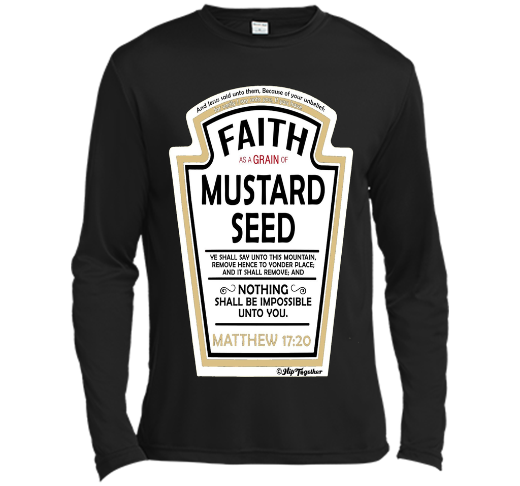 Faith as a Grain of Mustard Seed Christian Parody T-Shirt