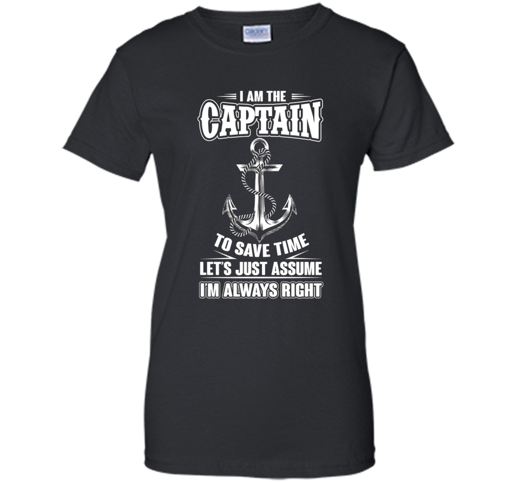 I Am The Captain T-shirt Boat Captain Tee