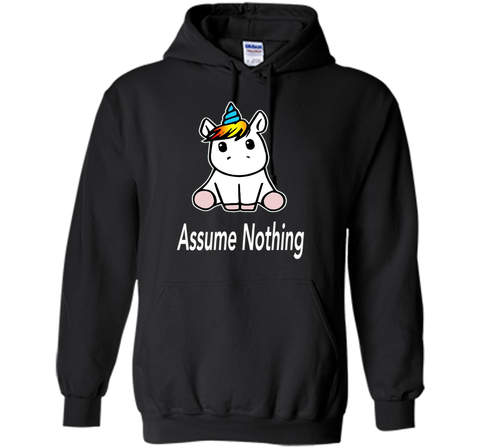 Unicorn Dab Assume Nothing Transgender Pride T-Shirt shirt