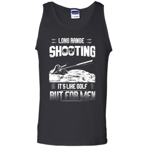 Long range shooting it's like golf but for men