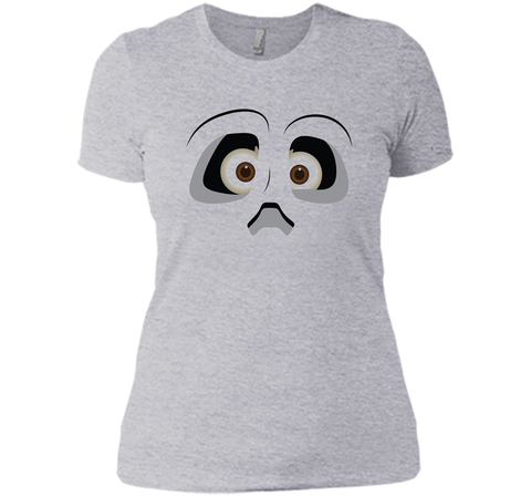 Halloween Ghost Face Funny T-Shirt Next Level Ladies Boyfriend Tee