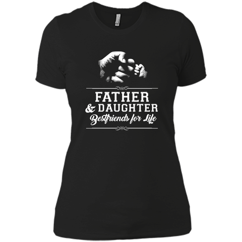 Men's Father Daughter Friends Fist Bump TShirt Dad Father's Day T