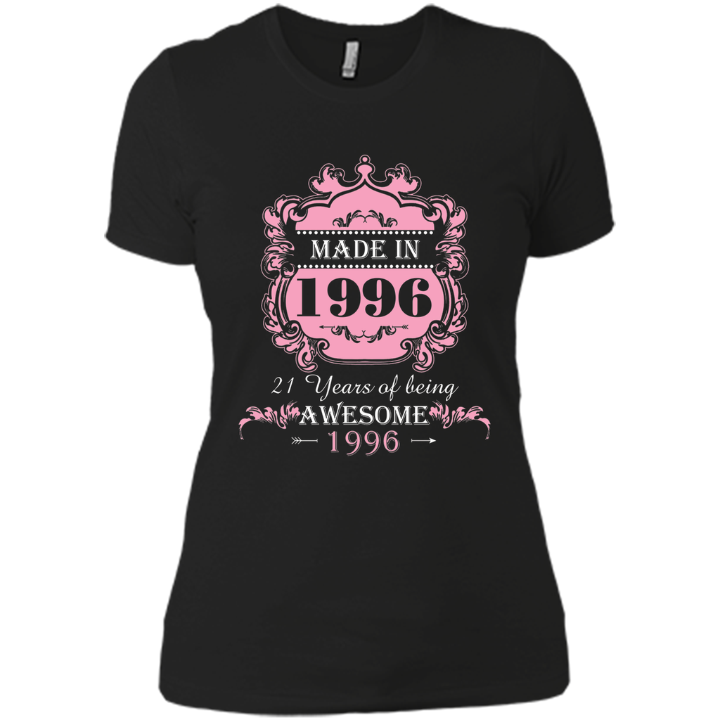 Made In 1996 T Shirt- 21 Years Old 21th Birthday Gift