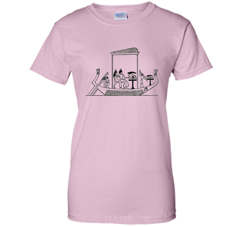 Egyptian Boat Ship Shirt Love Egypt Archaeologist Gifts Tee