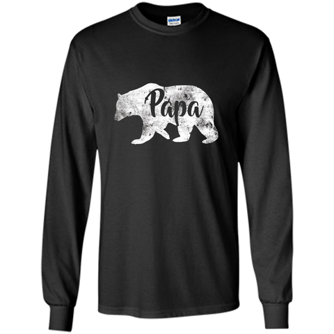 Men's Papa Bear T-Shirt Awesome Camping Father's Tee