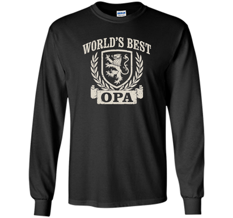 Men's Vintage Crest World's Best Opa T-Shirt