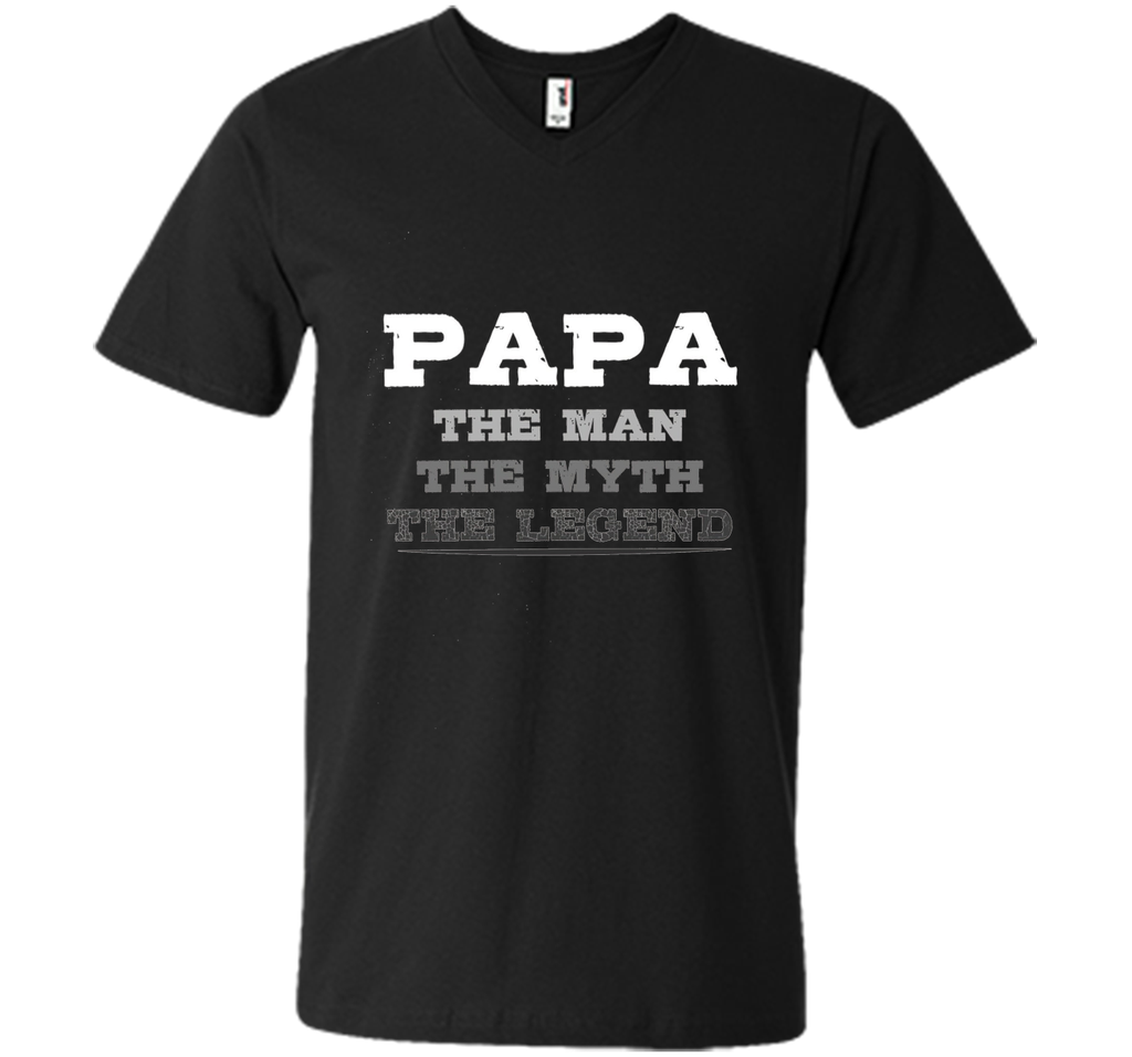 Men's Papa The Man Myth Legend Father's Day Shirt