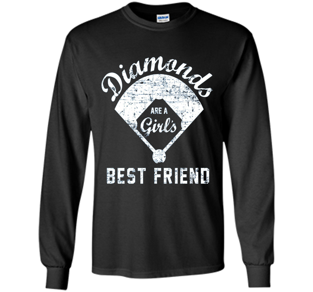Diamonds are a Girl's Best Friend T Shirt, Softball Mom Gift