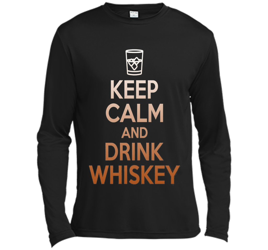 Keep Calm And Drink Whiskey T-Shirt - Funny Scotch Lover Tee