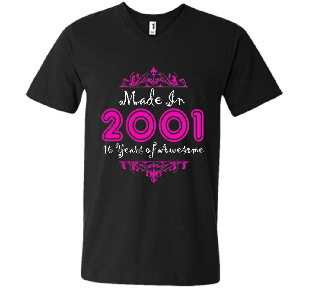 Age 16 Years 2000 2001 Perfect 16th Birthday Gift T-Shirt