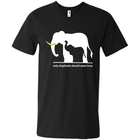 Elephants T Shirt - Only Elephants Should Wear Ivory T Shirt