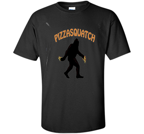 Pizza Sasquatch Bigfoot funny t-shirt gift t-shirt