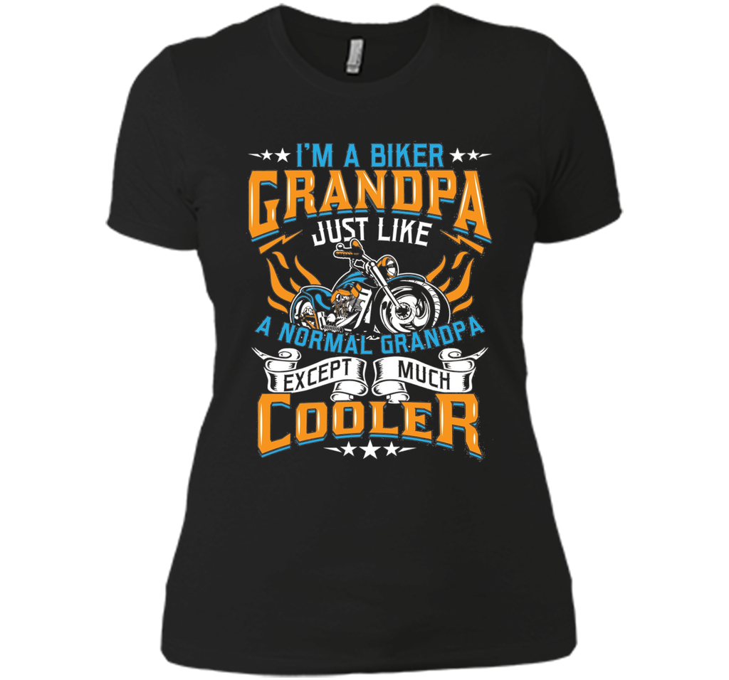 Men's Biker Grandpa Normal Except Much Cooler - Motorcyle T-Shirt