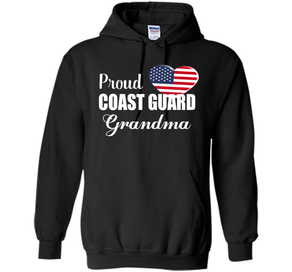 Proud Coast Guard Grandma Patriotic Heart T Shirt t-shirt