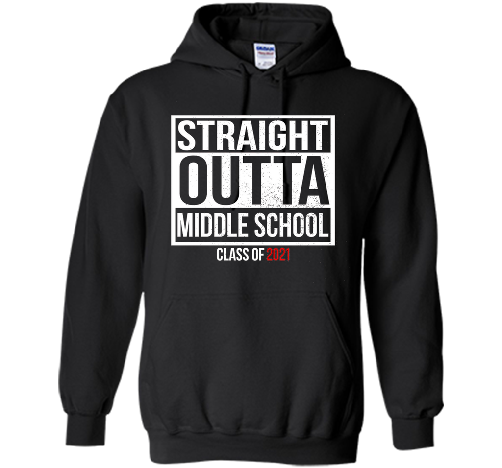 Straight Outta Middle School Graduation Gift T-Shirt