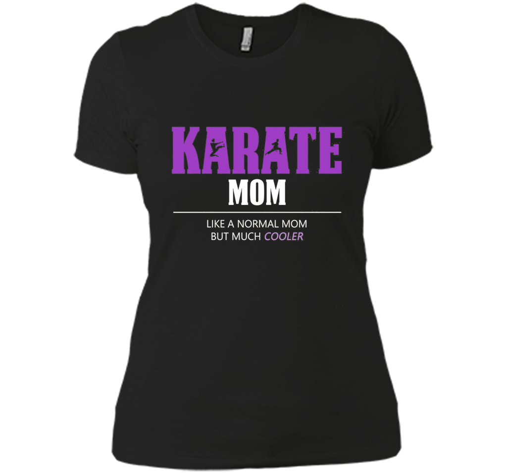 Karate Mom Cool Purple T Shirt