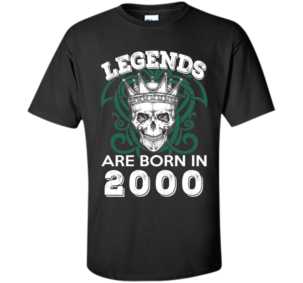 Legends Are Born In 2000 17 Year Old 17th Birthday Gift Idea