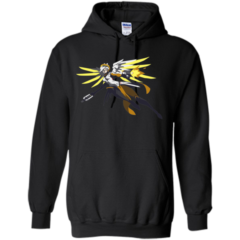 Overwatch Mercy Battle Ready Spray Tee Shirt