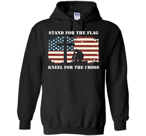 Stand For The Flag, Kneel For The Cross T Shirt