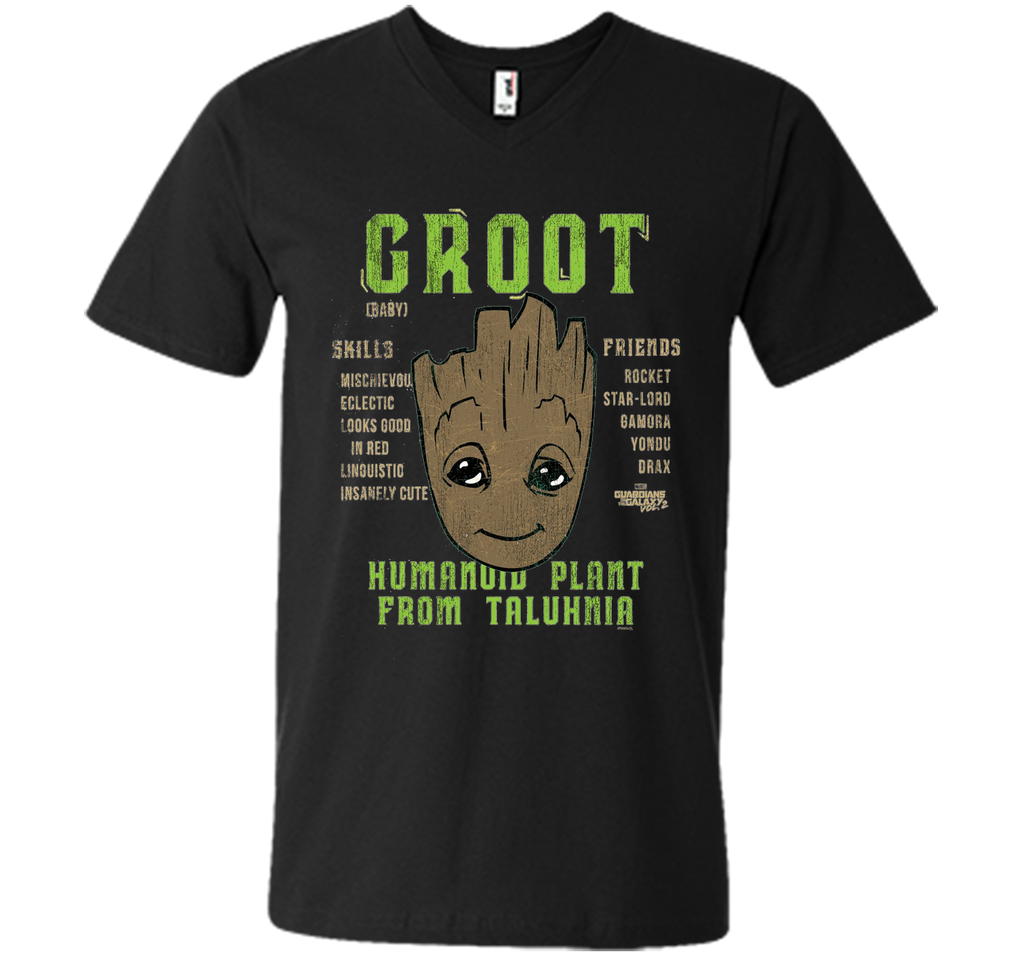 Marvel Groot Guardians of Galaxy 2 Skills Graphic T-Shirt