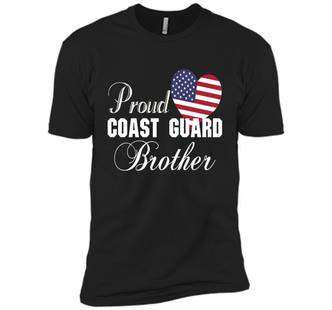 Pride U.S. Army - Proud Coast Guard Brother Heart T-shirt shirt