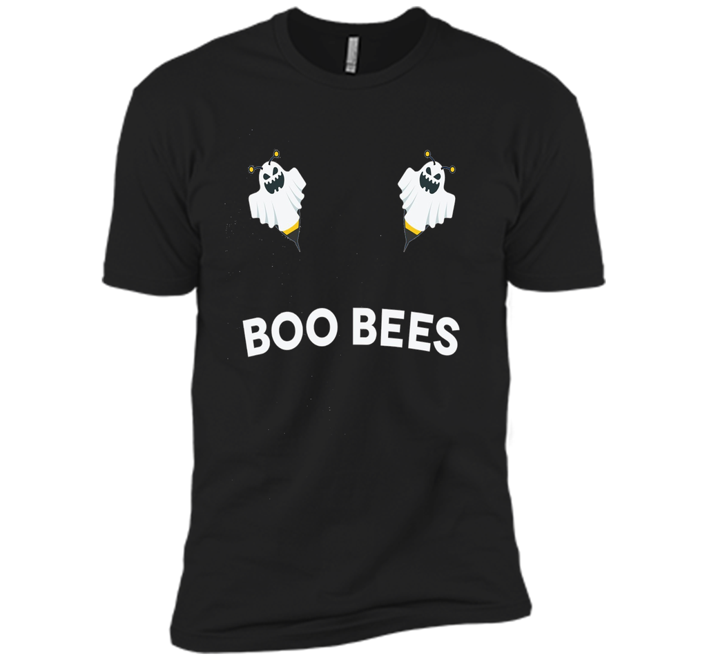 Boo Bees Scary Funny Ghost Bumble Bees Halloween T Shirt Next Level Premium Short Sleeve Tee