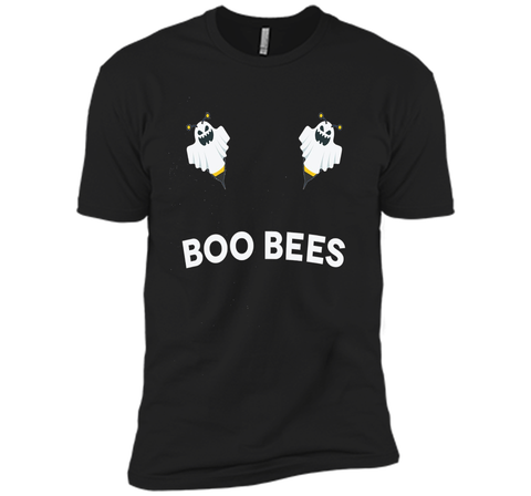 Boo Bees Scary Funny Ghost Bumble Bees Halloween T Shirt Next Level Premium Short Sleeve Tee