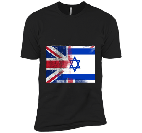 British Israeli Half Israel Half UK Flag Shirt