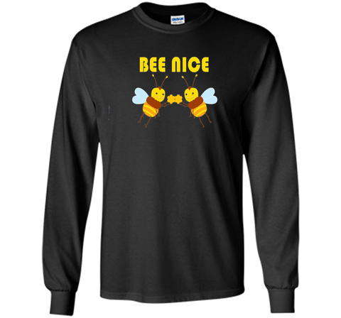 Bee Nice Beekeeping T shirt Beekeeper Honey Bee Honeycomb
