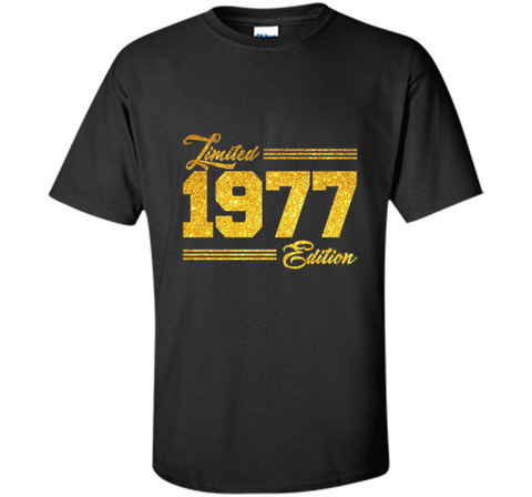 Limited 1977 Edition Golden Birthday T-shirt