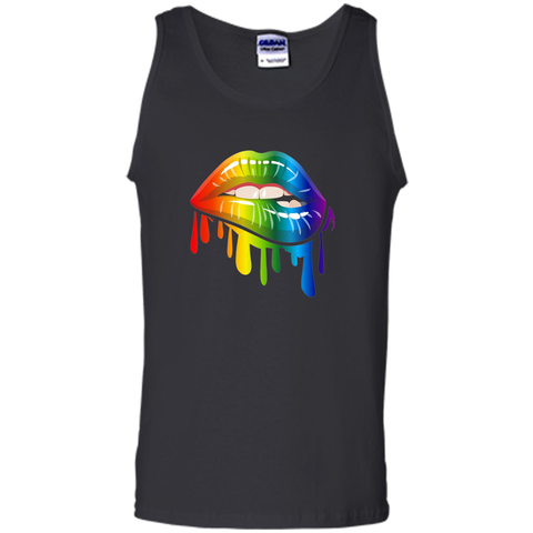 Lgbt Gay Homosexual Lesbian Rainbow Lips Pride T-Shirt