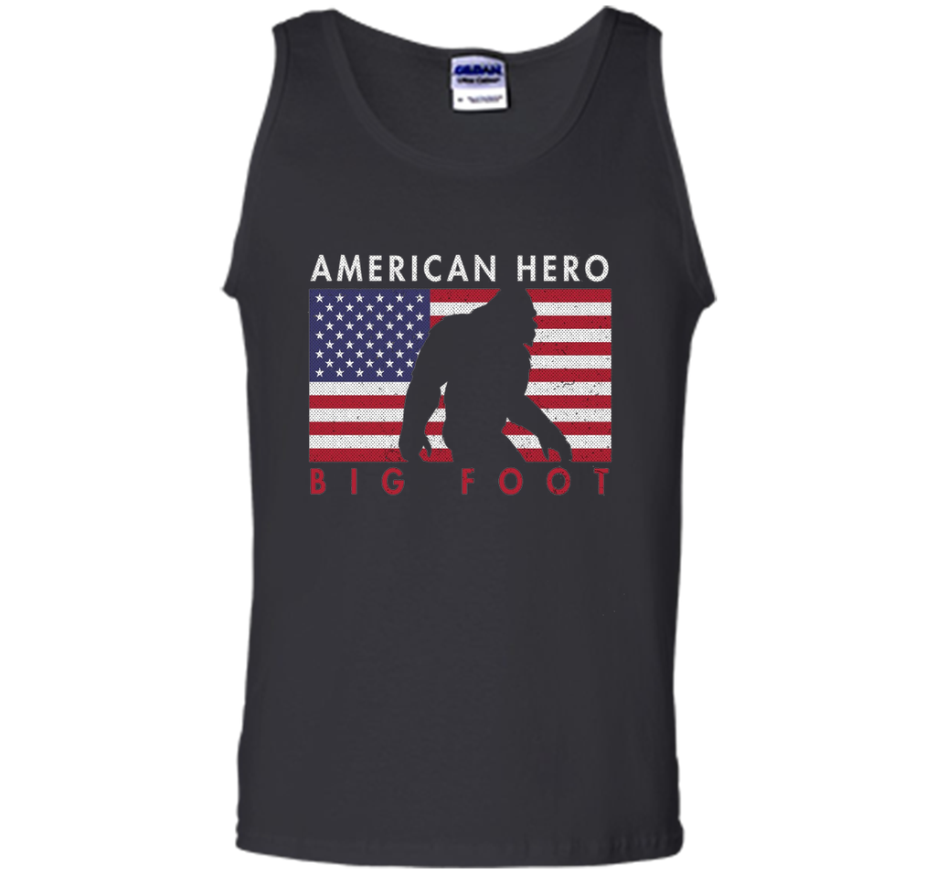 Distressed Style 4th of July American Sasquatch Tshirt