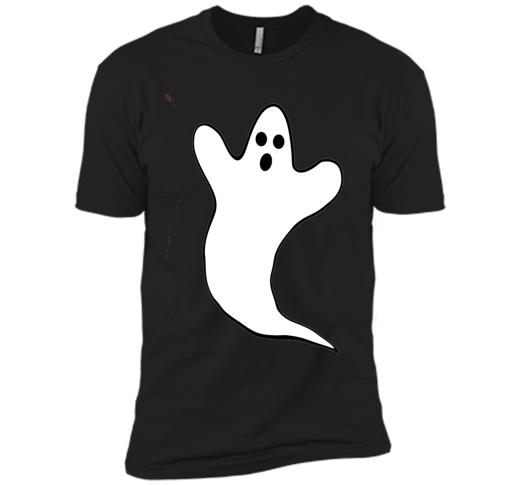 Spooky Ghost Halloween T-Shirt Next Level Premium Short Sleeve Tee