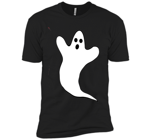 Spooky Ghost Halloween T-Shirt Next Level Premium Short Sleeve Tee