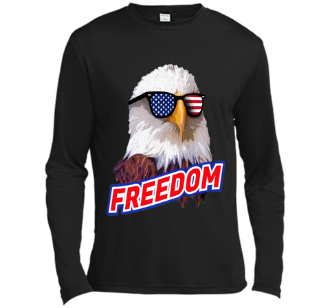 Retro Vintage 4th of July T-shirt, Bald Eagle Sunglasses