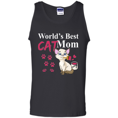Worlds Best Cat Mom - Cat Lovers Mother's Day Gift Tee Shirt