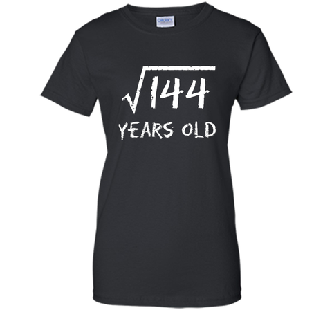 Square Root of 144: 12th Birthday 12 Years Old T-Shirt