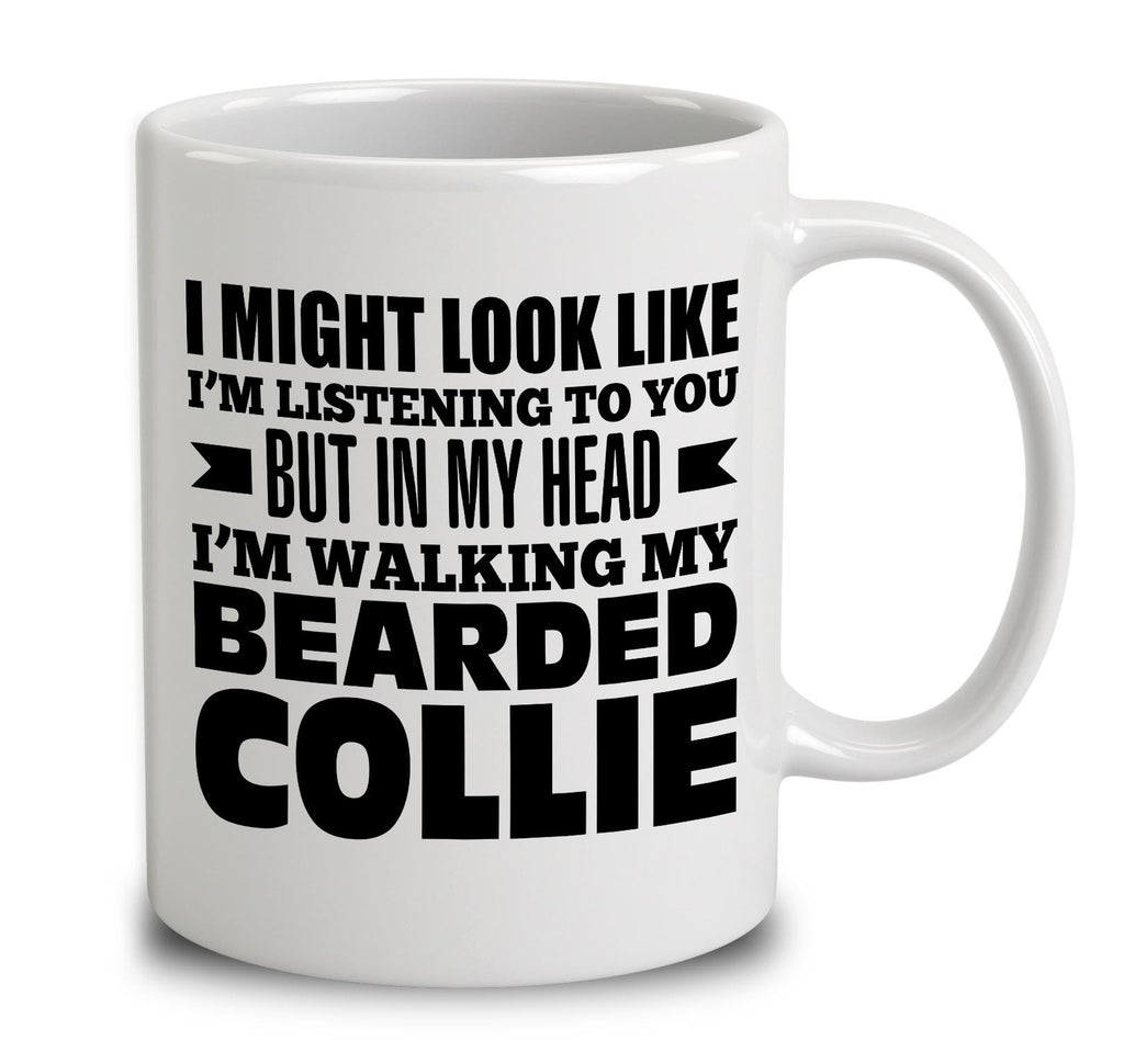 In My Head I'm Walking My Bearded Collie
