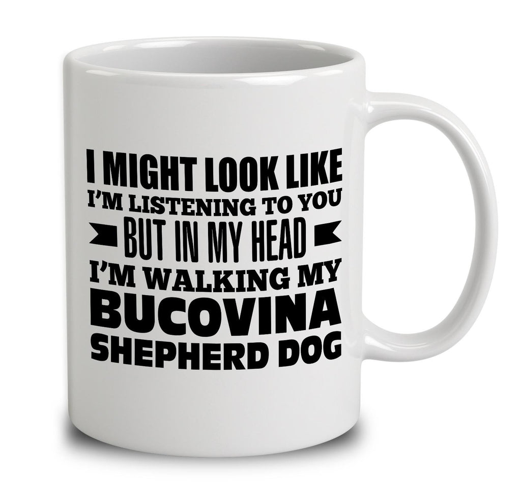 In My Head I'm Walking My Bucovina Shepherd Dog