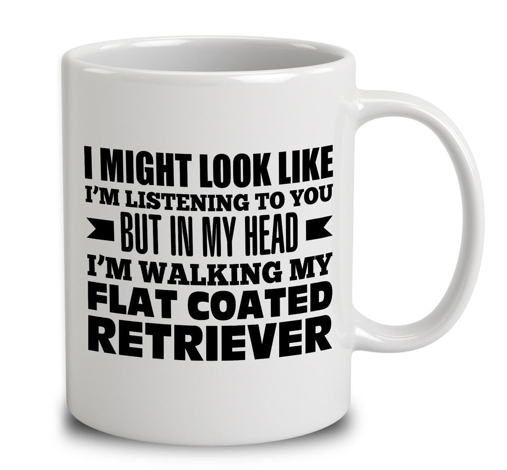 In My Head I'm Walking My Flat Coated Retriever