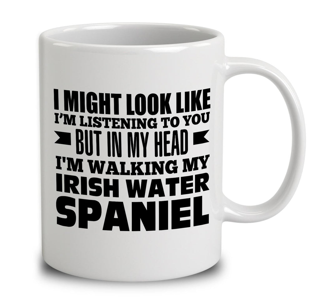 In My Head I'm Walking My Irish Water Spaniel