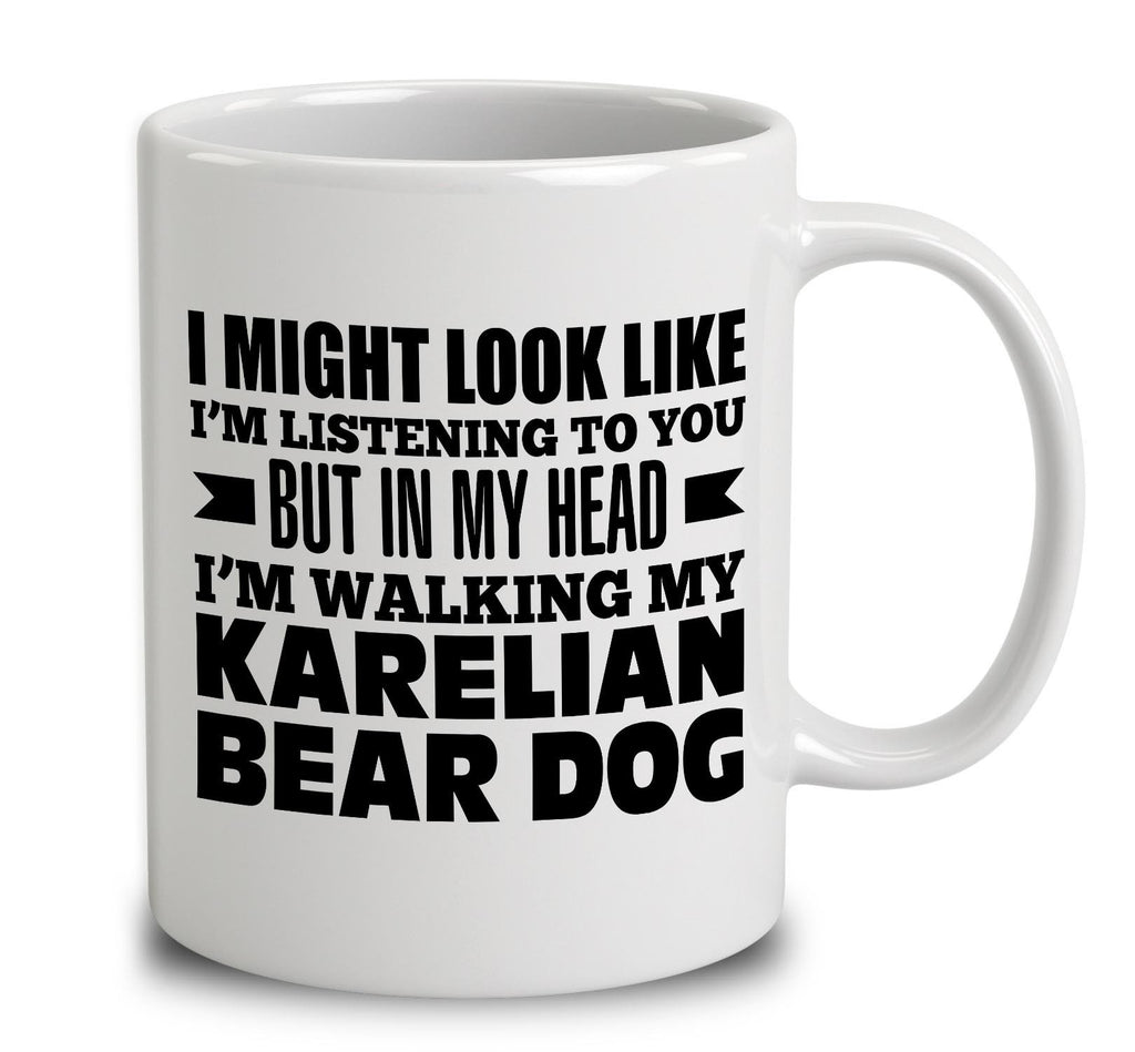 In My Head I'm Walking My Karelian Bear Dog