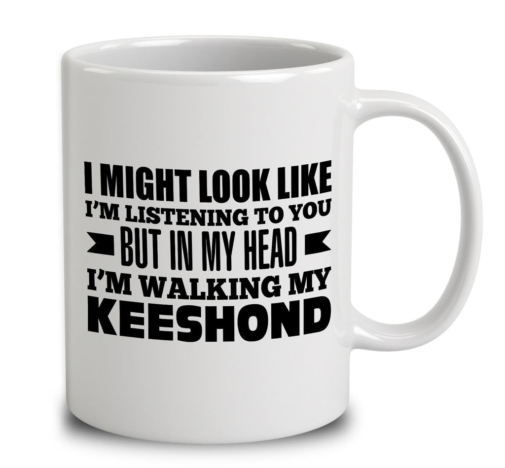 In My Head I'm Walking My Keeshond