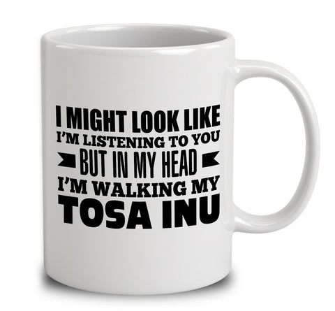 In My Head I'm Walking My Tosa Inu