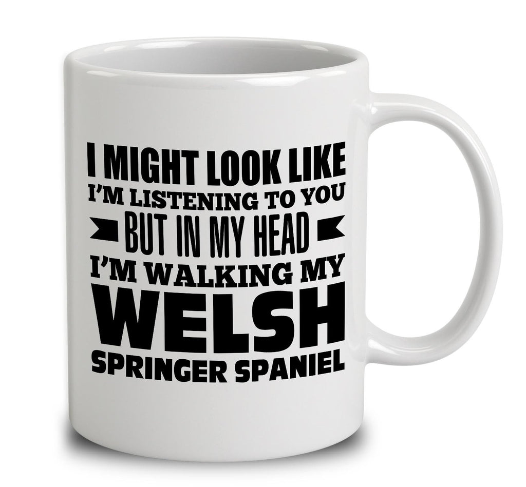 In My Head I'm Walking My Welsh Springer Spaniel