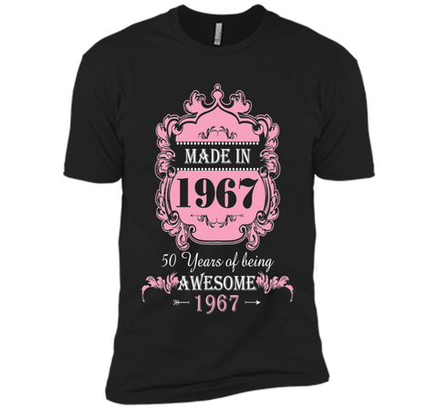 Made In 1967 T Shirt- 50 Years Old 50th Birthday Gift