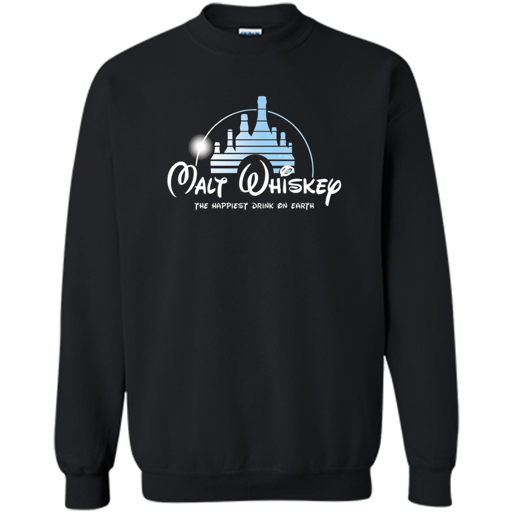 Malt Whiskey T-Shirt The Happiest Drink On Earth