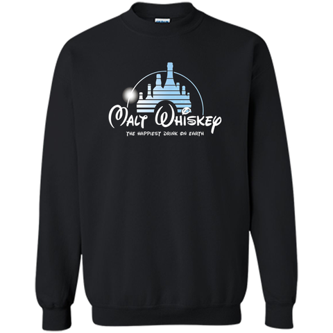 Malt Whiskey T-Shirt The Happiest Drink On Earth