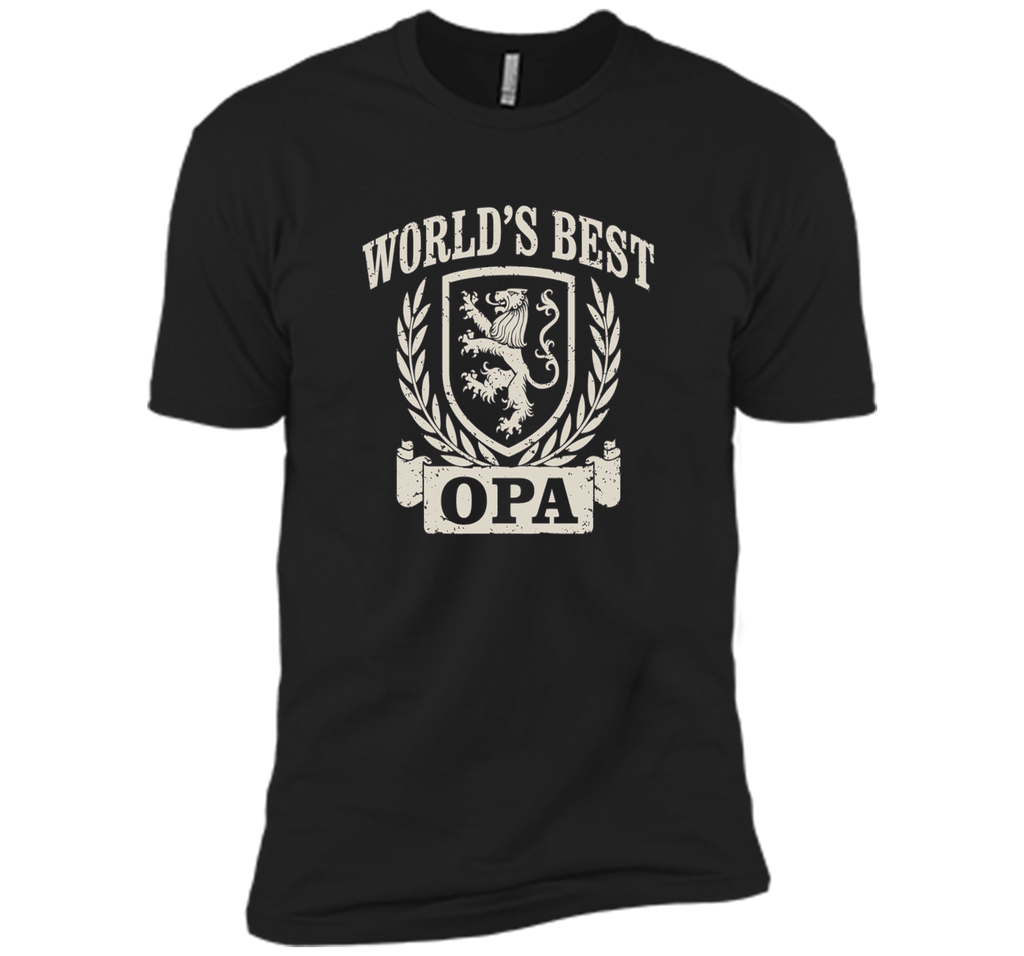 Men's Vintage Crest World's Best Opa T-Shirt