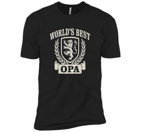 Men's Vintage Crest World's Best Opa T-Shirt
